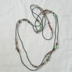 Doubled up necklace
